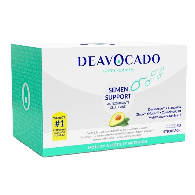 Pecten Group Deavocado Semen Support Uomo 30 Stickpack