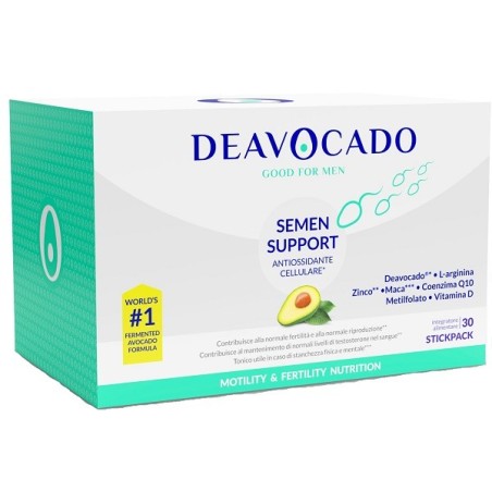 Pecten Group Deavocado Semen Support Uomo 30 Stickpack