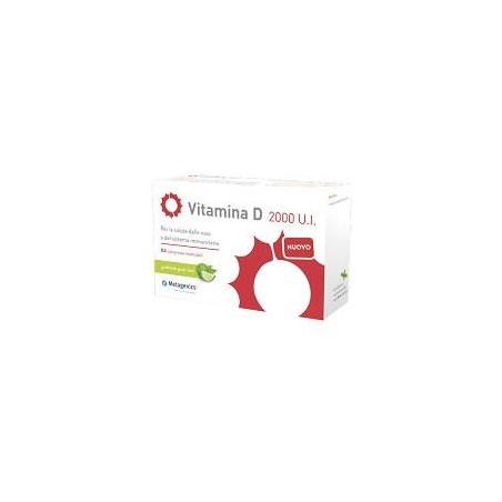 Metagenics Vitamina D 2000 U.I. 84 Compresse Masticabili