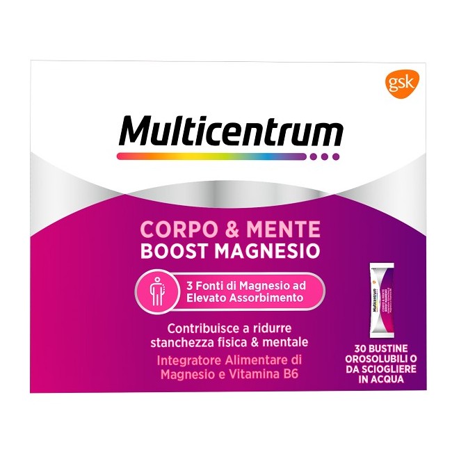 Multicentrum boost magnesio 30 bustine