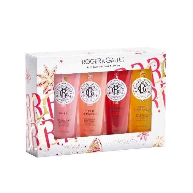 Roger & Gallet confanetto 4 gel doccia da 50 ml 1 pezzo