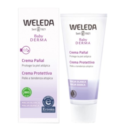 Weleda Baby derma crema protettiva malva bianca 50 ml