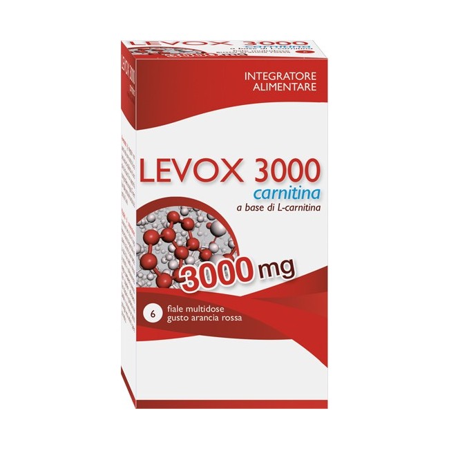 Aqua Viva Levox 3000 Carnitina 6 Flaconcini Da 25 Ml