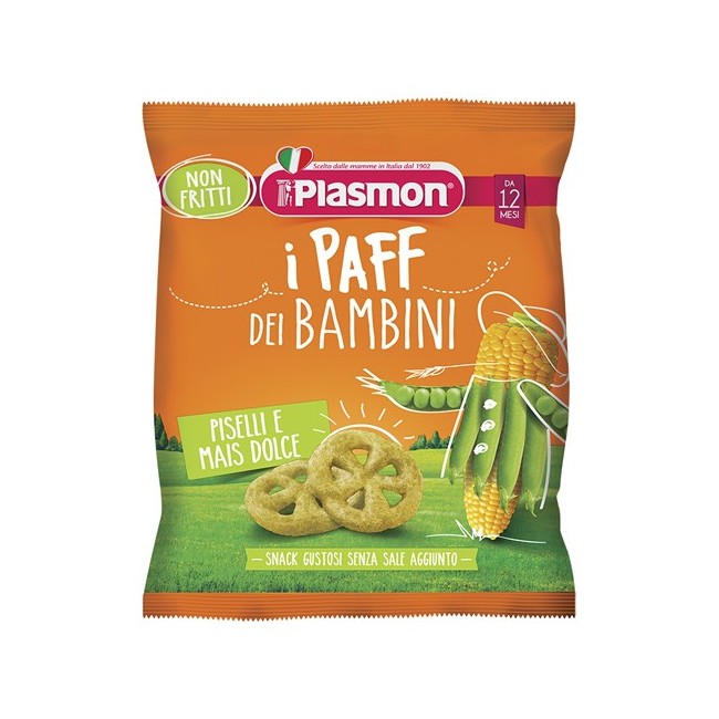 Plasmon Dry Snack Paff Piselli-mais 