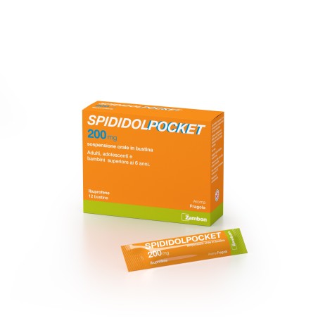 Zambon Italia Spididolpocket 200 Mg Sospensione Orale 12 bustine