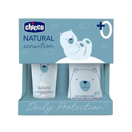 Chicco Natural Sensation Set Bagnoshampo Pasta 