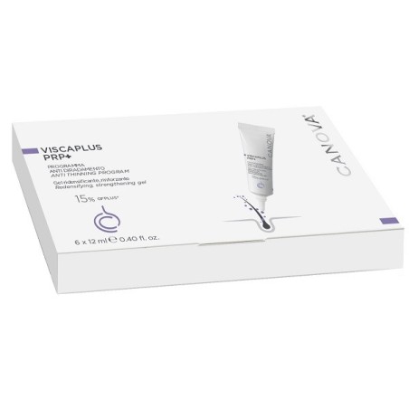 Canova Viscaplus Prp+ Programma Anti Diradamento 6 Tubi Da 12 Ml