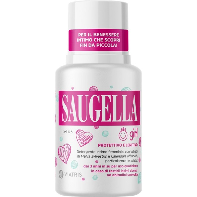 Saugella girl protettivo e lenitivo detergente intimo 100 ml