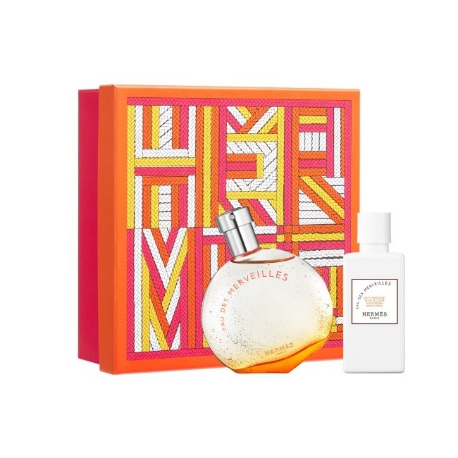 Hermes Eau Des Merveilles Giftset 90 ml - cofanetto regalo