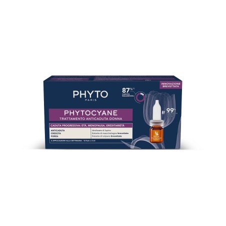 Phytocyane Fiale Donna Caduta Progressiva 12 Fiale Da 5 Ml