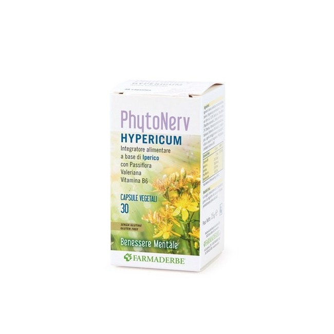 Farmaderbe Phytonerv Hypericum 30 Capsule