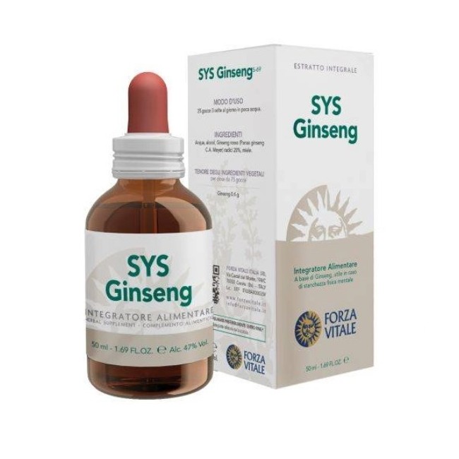 Sys Ginseng Rosso Gocce 50ml