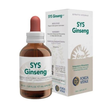 Sys Ginseng Rosso Gocce 50ml