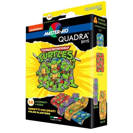 Master-aid Quadra Boys Ninja Turtles Assortiti 