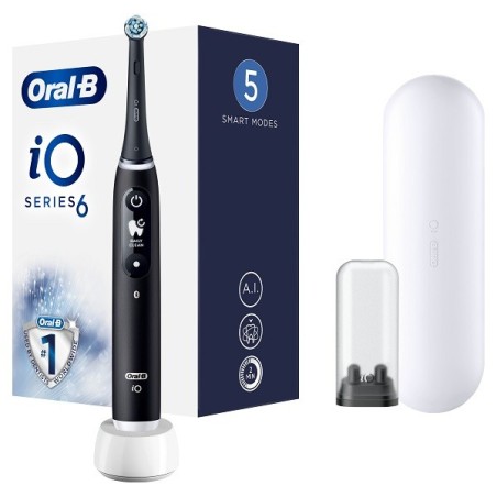 Oral-b Io 6 Black Spazzolino Elettrico + 2 Refill