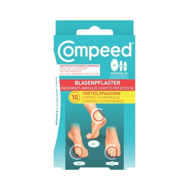 Cerotti Compeed Per Vesciche Medio Misto 10 Pezzi