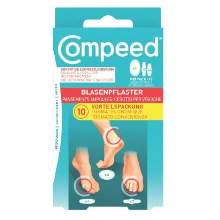 Cerotti Compeed Per Vesciche Medio Misto 10 Pezzi