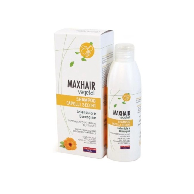 Max Hair Vegetal Shampoo Capelli Secchi 200ml