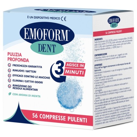  Emoform Compresse Pulenti Emoform protesi 56 Pezzi