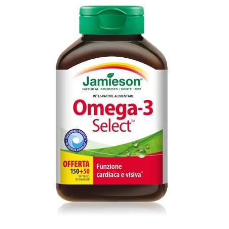 Jamieson Omega 3 Select 150 + 50 Softgels