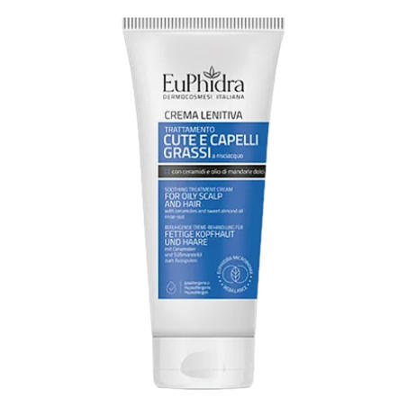 Euphidra Crema Lenitiva Cute e Capelli Grassi 200 ml