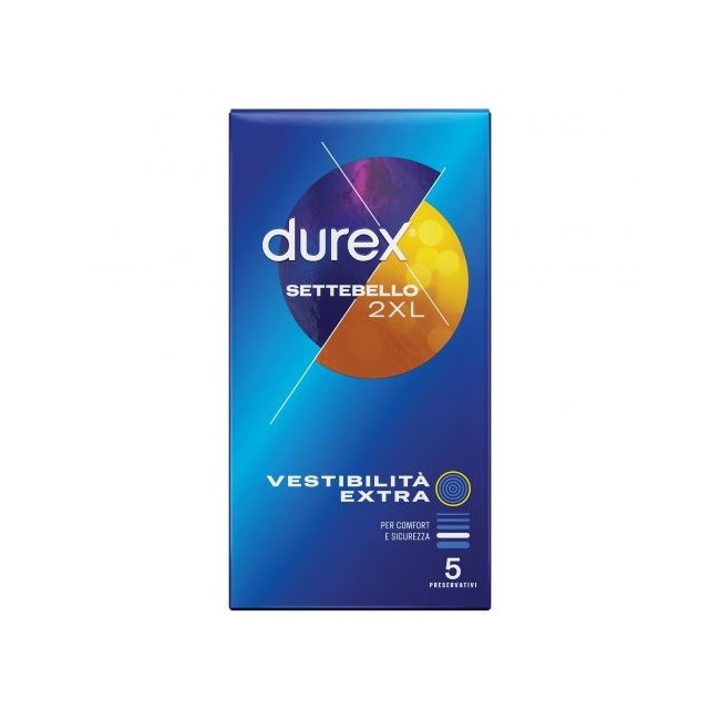 Durex Settebello 2xl 5 Pezzi