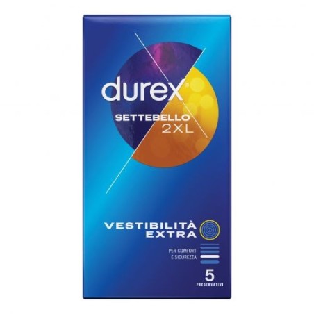 Durex Settebello 2xl 5 Pezzi