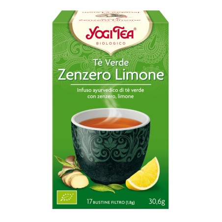 Yogi tea te' verde zenzero limone bio