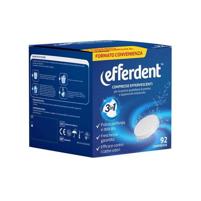 Efferdent 92 Compresse Effervescenti 