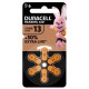 Duracell Easy Tab 13 Arancio Batteria Per Apparecchio Acustico