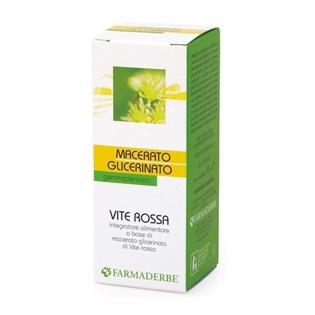 Farmaderbe Vite Rossa Macerato Glicerinato 50 Ml