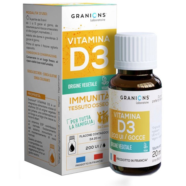  Granions Vitamina D3 Gocce 20 Ml