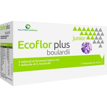  Ecoflor Plus Boulardii Junior 10 Flaconcini