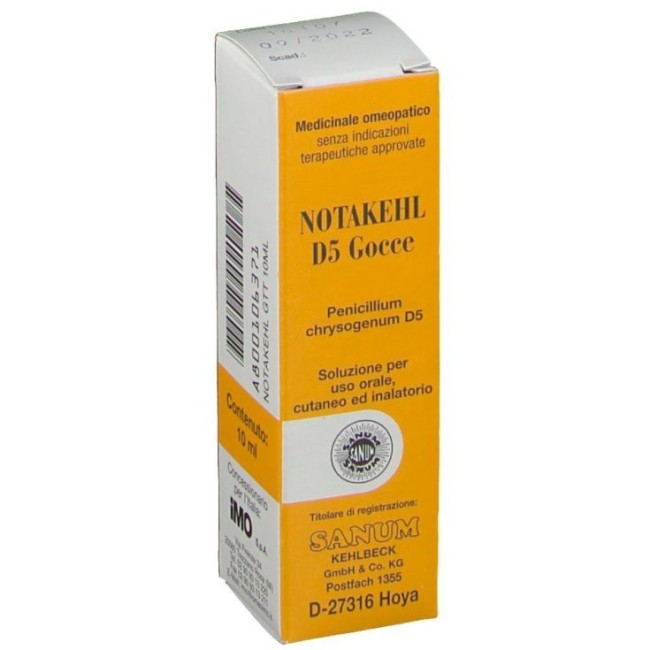 Notakehl D5 10ml Gocce Sanum