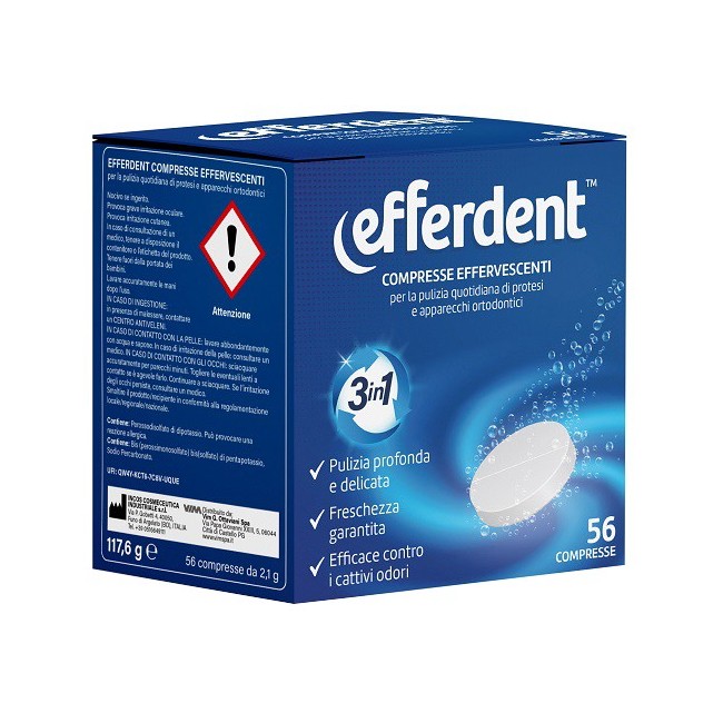 Efferdent 56 Compresse Effervescenti 