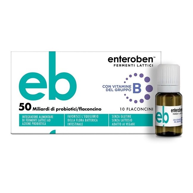  Enteroben 50mld 10 Flaconcini 