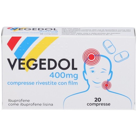  Vegedol 400 Mg Compresse Rivestite Con Film