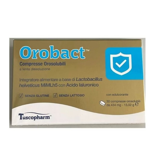  Orobact 30 Compresse Orosolubili