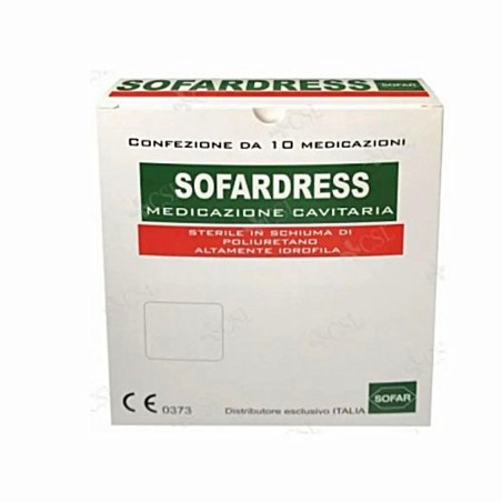 Sofardress membrana medicazione cavitaria 10x10cm 10 pezzi