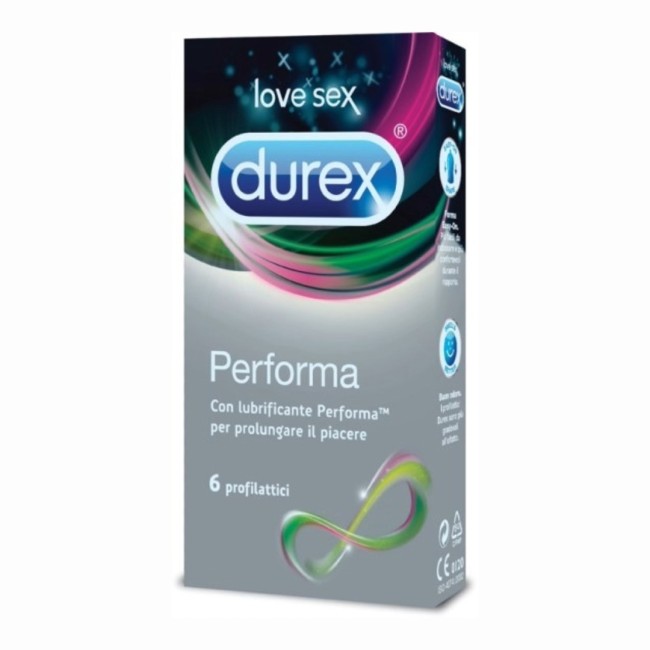 Durex Performa 6 Pezzi Profilattici Ritardanti