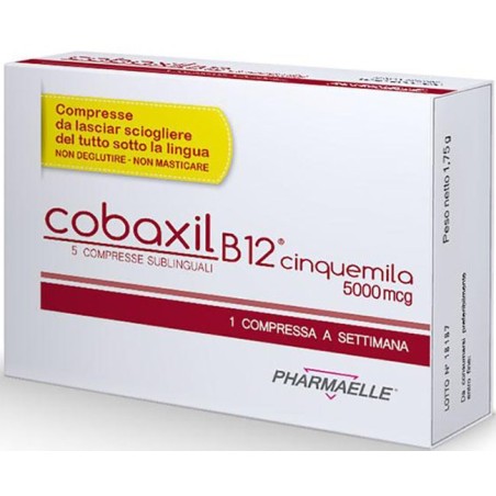  Cobaxil b12 5000mcg  5 compresse 