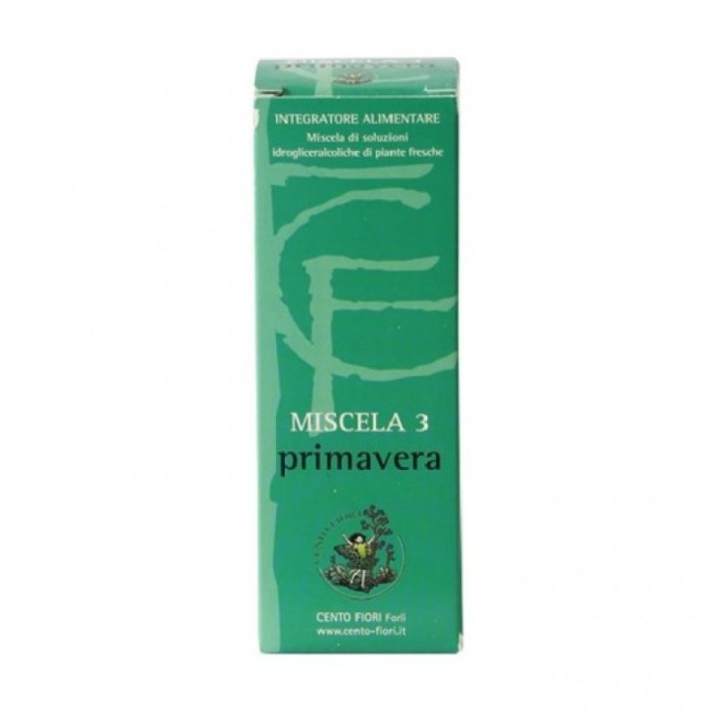 Cento fiori Miscela 3 primavera integratore liquido 500 ml