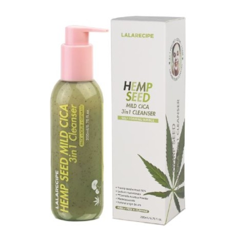 Lalarecipe Hemp Seed Mild Cica 3in1 Cleanser