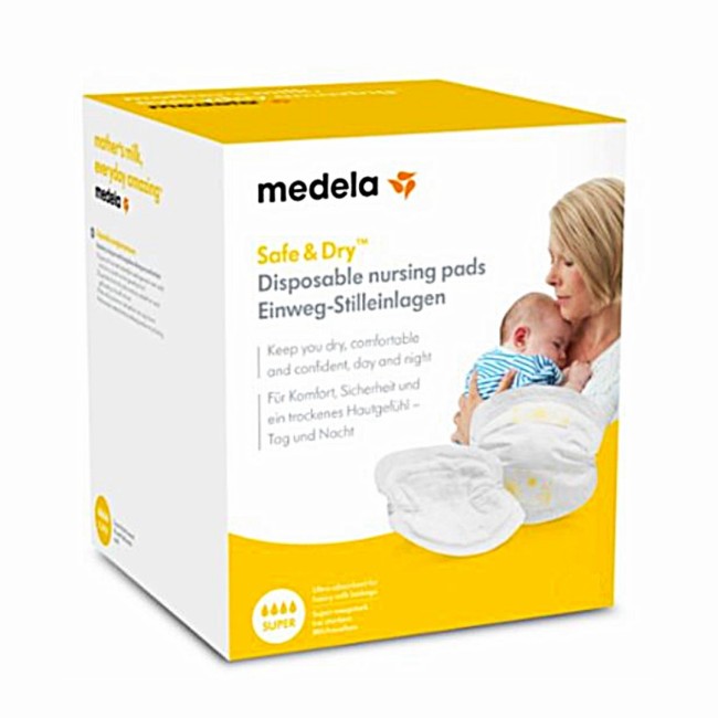 Medela Italia Safe & Dry Coppetta Assorbilatte 30 Pezzi