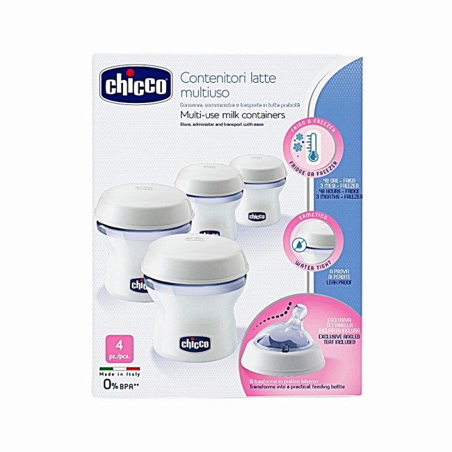 Chicco contenitore latte step up in caso di eccedenza 150 ml