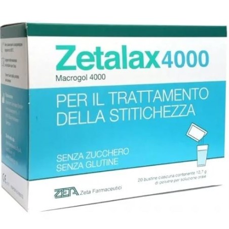 Zetalax 4000 20 Bustine Da 10,7 G