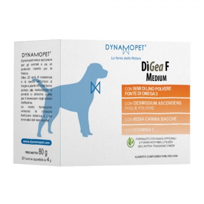 Dynamopet Digea F Medium 20 Bustine Da 4 G