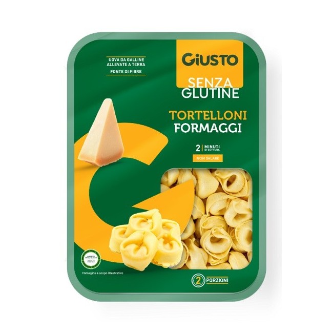  Giusto Senza Glutine Tortelloni Formaggi 