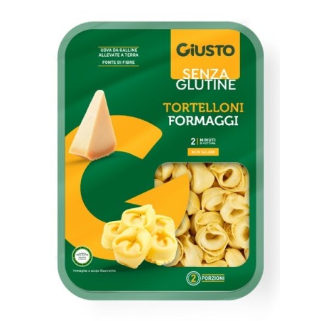  Giusto Senza Glutine Tortelloni Formaggi 