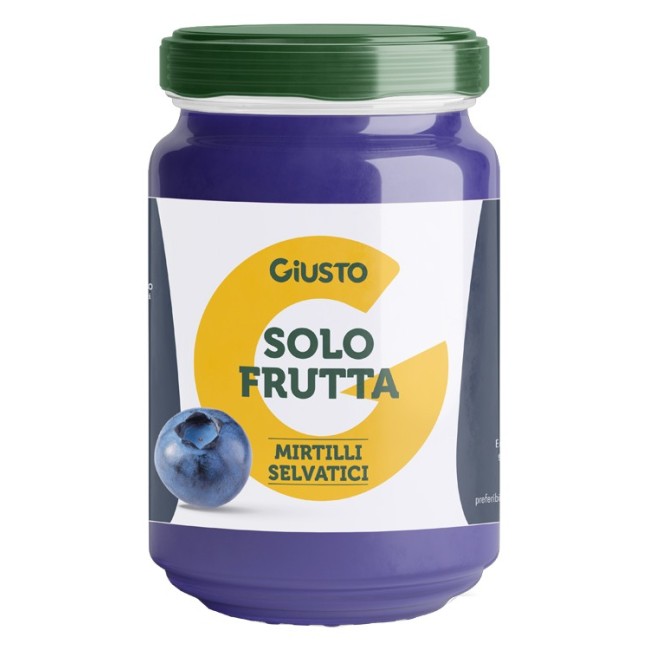 Giusto Solo Frutta Confettura Mirtilli Selvatici 